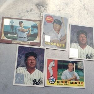 REPRINT - Mickey Mantle Baseball Card Collection